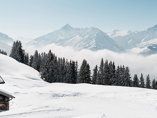 C'est le moment de profiter des paysages alpins en hiver ! L'air frais et la neige scintillante au s 